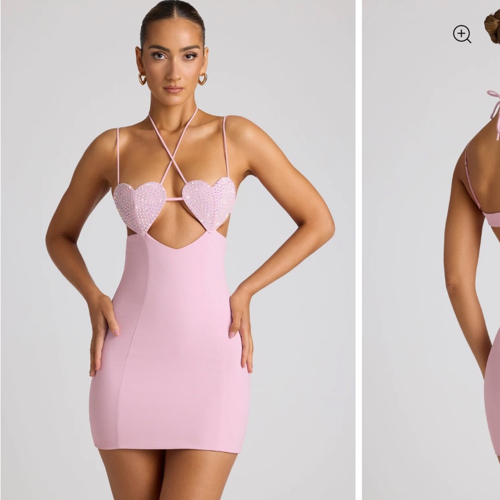 Oh Polly heart mini dress